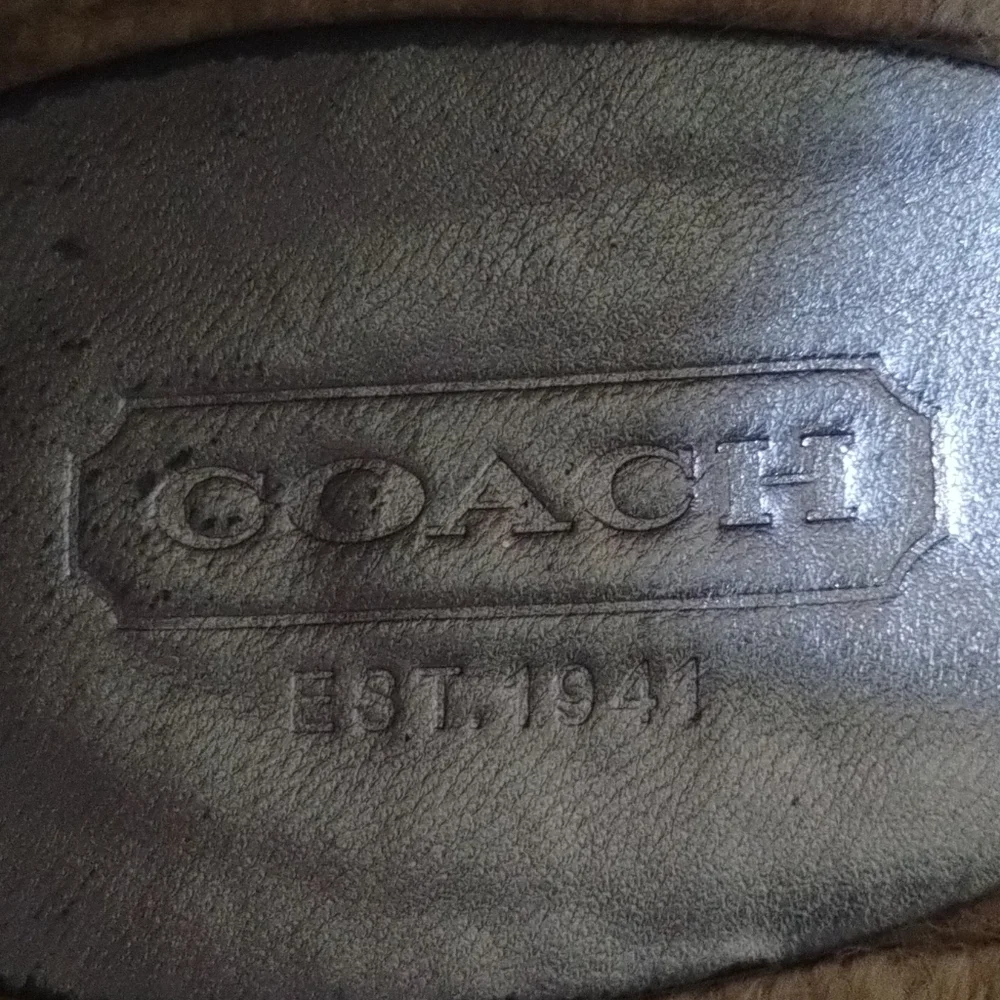 COACH Ramira Silver Glitter Lace Up Espadrilles Women's Size 8.5